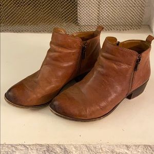 Lucky Brand Basel Leather Booties
